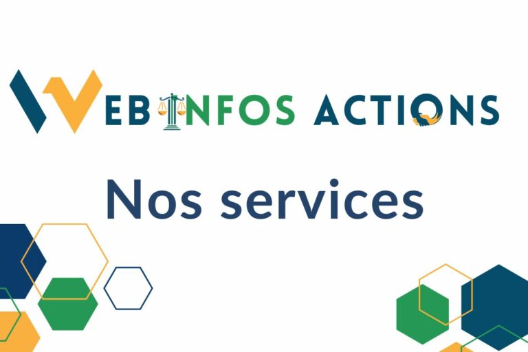 Web infos actions nos services