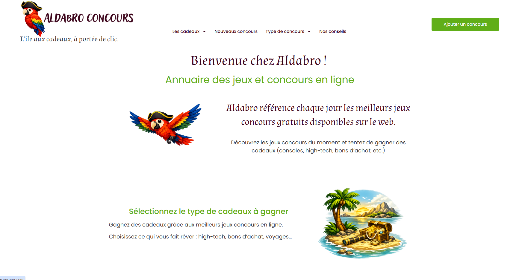 Site aldabro-concours.com