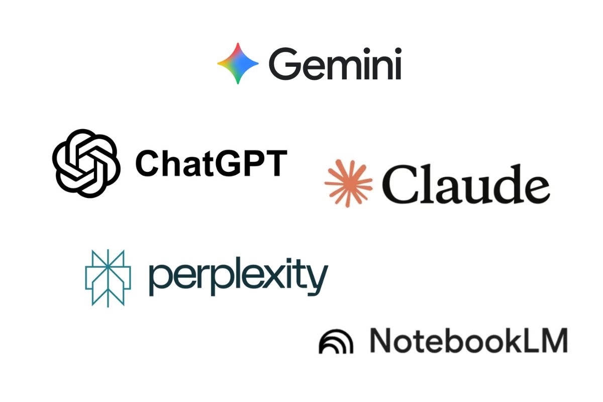 Outils IA maîtrisés par WEB INFOS ACTIONS — ChatGPT, Claude, Gemini, Perplexity, NotebookLM